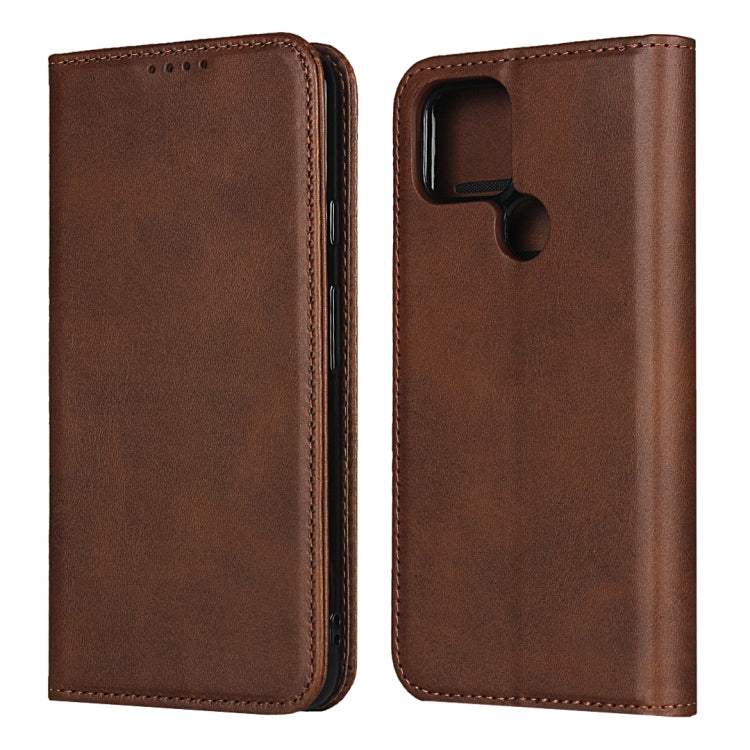 Calf Texture Magnetic Horizontal Flip Leather Case with Holder & Card Slots & Wallet