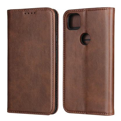 Calf Texture Magnetic Horizontal Flip Leather Case with Holder & Card Slots & Wallet