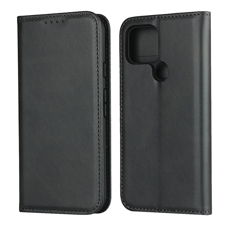 Calf Texture Magnetic Horizontal Flip Leather Case with Holder & Card Slots & Wallet
