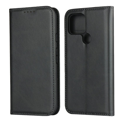 Calf Texture Magnetic Horizontal Flip Leather Case with Holder & Card Slots & Wallet