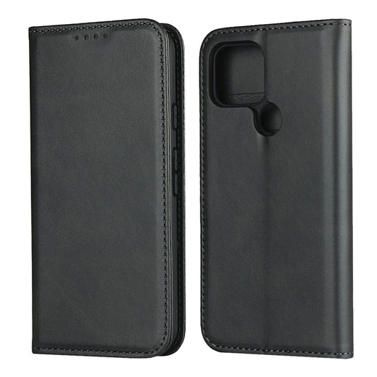 Calf Texture Magnetic Horizontal Flip Leather Case with Holder & Card Slots & Wallet