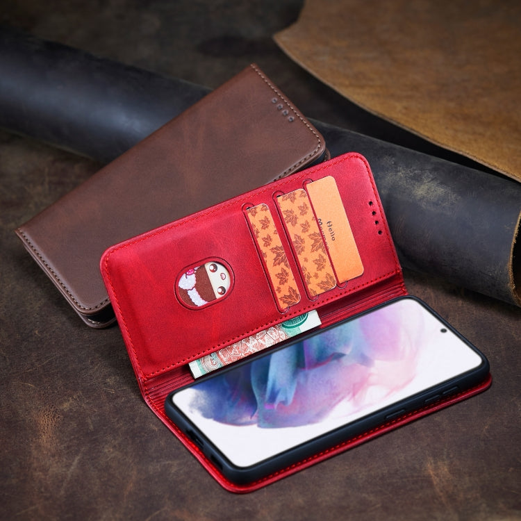 Calf Texture Magnetic Horizontal Flip Leather Case with Holder & Card Slots & Wallet