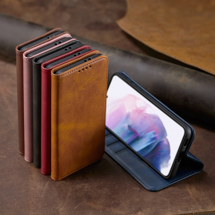 Calf Texture Magnetic Horizontal Flip Leather Case with Holder & Card Slots & Wallet