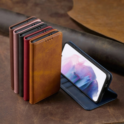 Calf Texture Magnetic Horizontal Flip Leather Case with Holder & Card Slots & Wallet