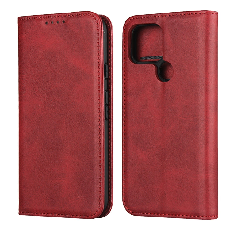 Calf Texture Magnetic Horizontal Flip Leather Case with Holder & Card Slots & Wallet