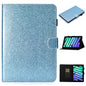 Glossy Glitter Powder Horizontal Flip Leather Case with Holder & Card Slot & Sleep / Wake-up Function