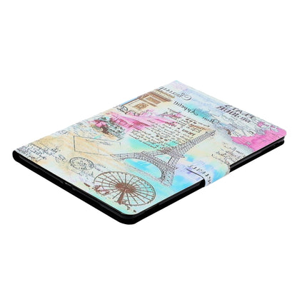 Coloured Drawing Horizontal Flip Leather Case with Holder & Card Slot & Sleep / Wake-up Function, For iPad mini 2024 / mini 6