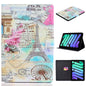 Coloured Drawing Horizontal Flip Leather Case with Holder & Card Slot & Sleep / Wake-up Function, For iPad mini 2024 / mini 6