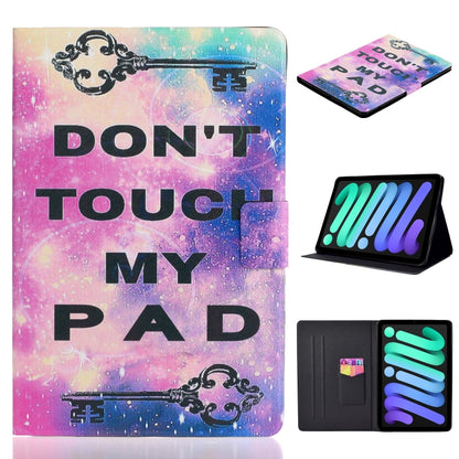Coloured Drawing Horizontal Flip Leather Case with Holder & Card Slot & Sleep / Wake-up Function, For iPad mini 2024 / mini 6