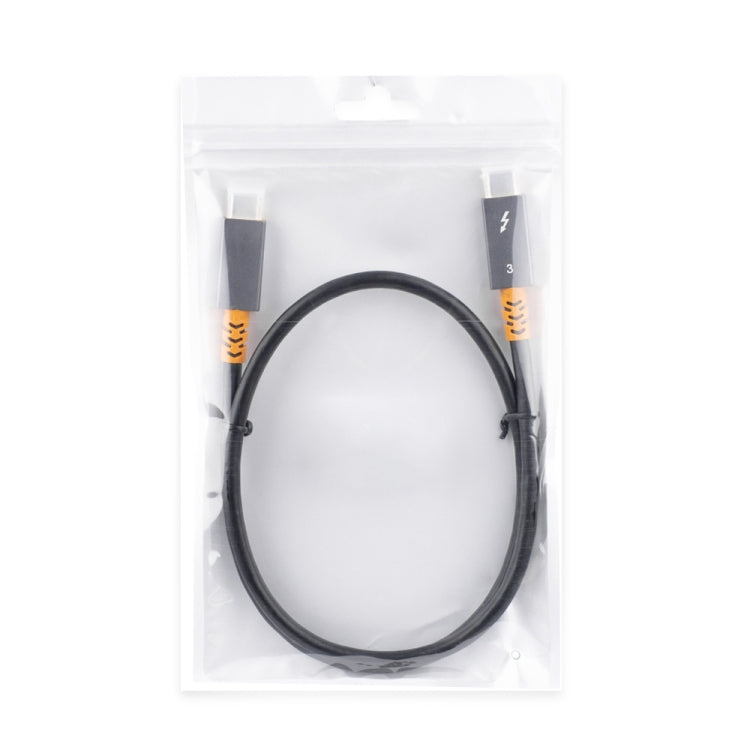 9046 100W USB-C / Type-C Male to USB-C / Type-C Male Two-color Data Cable 4K Audio Video Cable for Thunderbolt 3, 0.3m, 0.6m, 1m, 2m