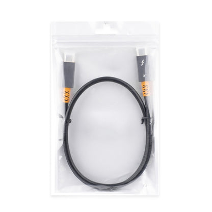 9046 100W USB-C / Type-C Male to USB-C / Type-C Male Two-color Data Cable 4K Audio Video Cable for Thunderbolt 3, 0.3m, 0.6m, 1m, 2m