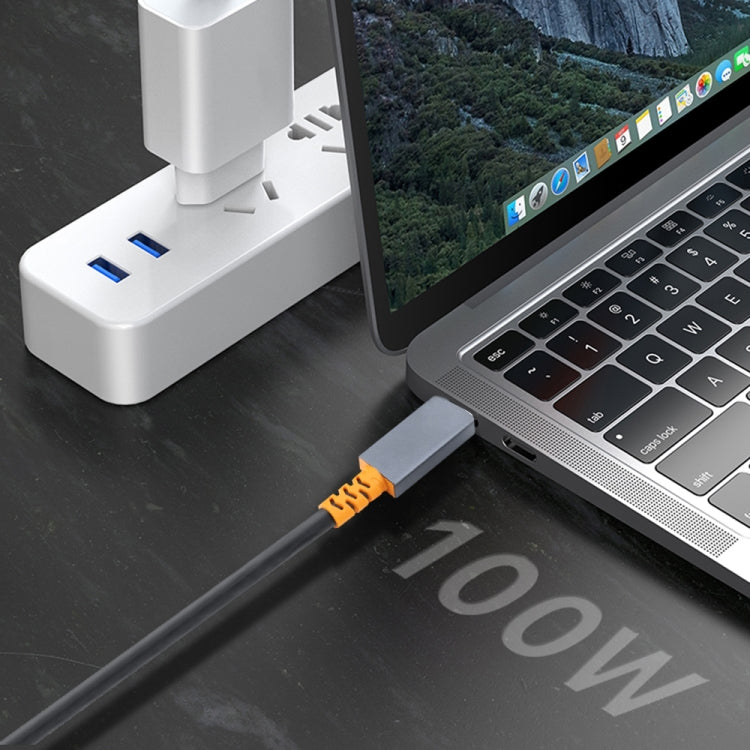 9046 100W USB-C / Type-C Male to USB-C / Type-C Male Two-color Data Cable 4K Audio Video Cable for Thunderbolt 3, 0.3m, 0.6m, 1m, 2m