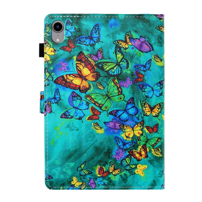 Coloured Drawing Horizontal Flip Leather Case with Holder & Card Slot & Sleep / Wake-up Function, For iPad mini 2024 / mini 6