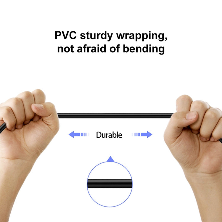 60W 3A USB-C / Type-C Male to USB-C / Type-C Elbow PD Fast Charging Magic Belt Cable, 0.5m, 1m, 2m