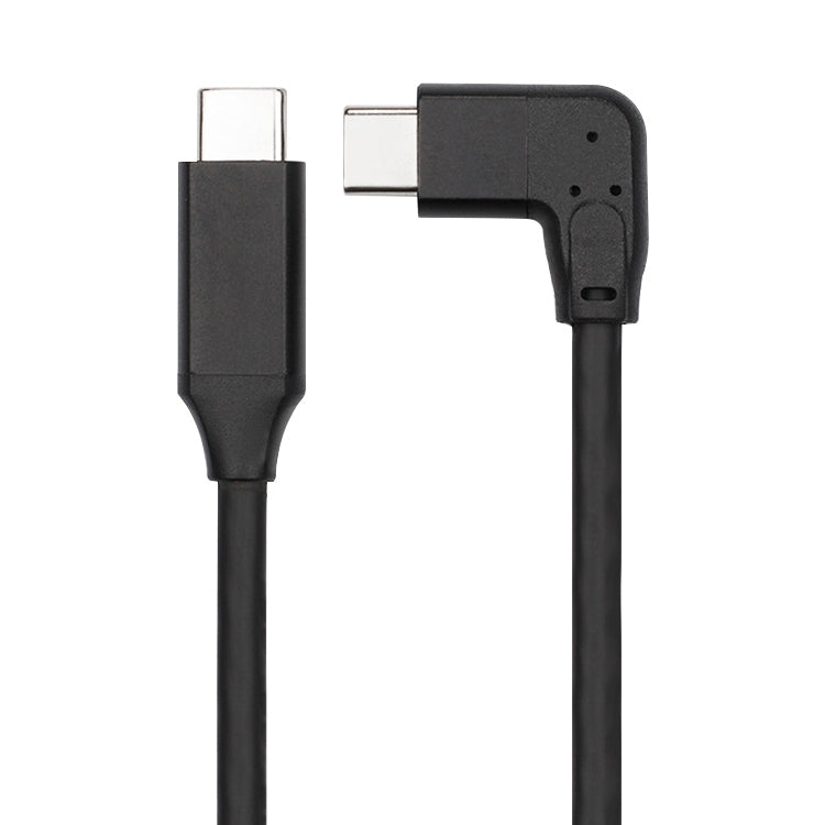 60W 3A USB-C / Type-C Male to USB-C / Type-C Elbow PD Fast Charging Magic Belt Cable, 0.5m, 1m, 2m