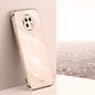 XINLI Straight 6D Plating Gold Edge TPU Shockproof Case