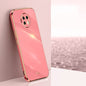 XINLI Straight 6D Plating Gold Edge TPU Shockproof Case