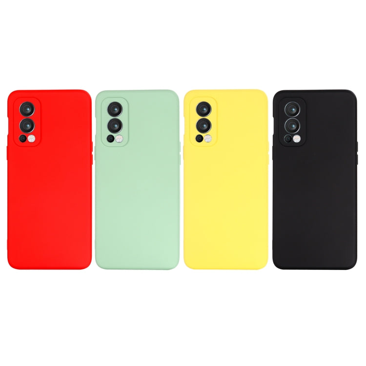 Solid Color Liquid Silicone Shockproof Full Coverage Protective Case, For OnePlus Nord 2 5G, For vivo V21e 4G / Y73 2021