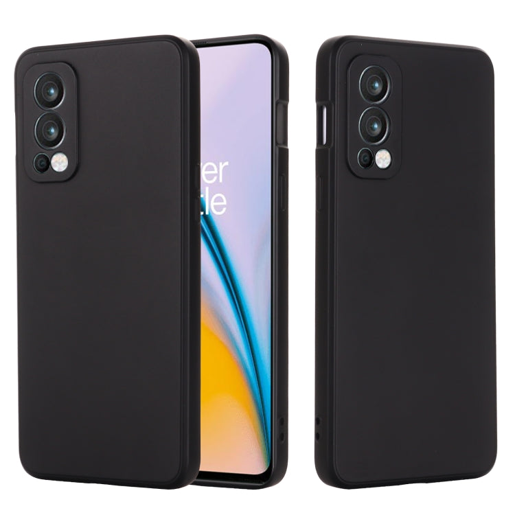 Solid Color Liquid Silicone Shockproof Full Coverage Protective Case, For OnePlus Nord 2 5G, For vivo V21e 4G / Y73 2021