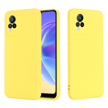 Solid Color Liquid Silicone Shockproof Full Coverage Protective Case, For OnePlus Nord 2 5G, For vivo V21e 4G / Y73 2021