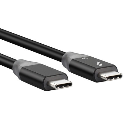 100W USB-C / Type-C 4.0 Male to USB-C / Type-C 4.0 Male Two-color Full-function Data Cable for Thunderbolt 3