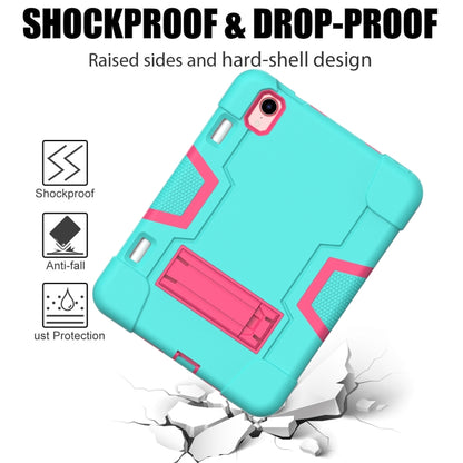 Contrast Color Robot Shockproof Silicone + PC Protective Case with Holder & Pen Slot