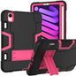 Contrast Color Robot Shockproof Silicone + PC Protective Case with Holder & Pen Slot