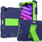 Two-Color Robot Shockproof Silicone + PC Protective Case with Holder & Pen Slot