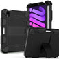 Two-Color Robot Shockproof Silicone + PC Protective Case with Holder & Pen Slot