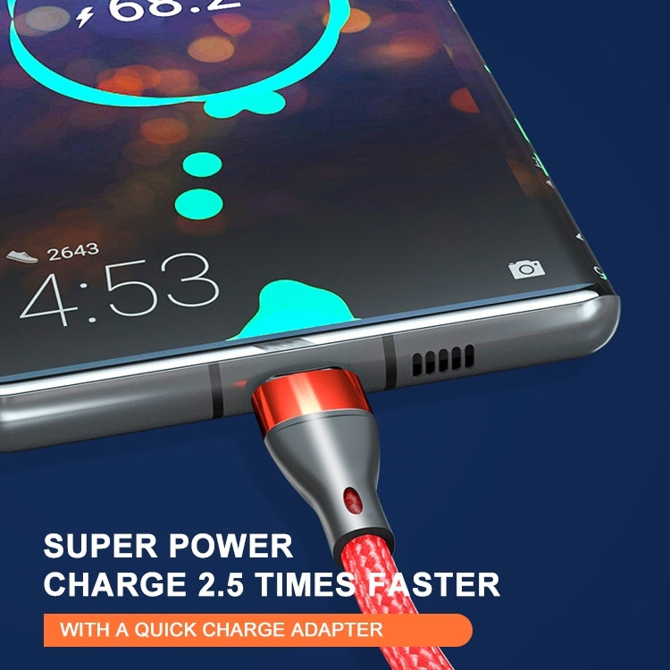 ADC-001 3A USB to USB-C / Type-C Weave Fast Charging Data Cable, 1m USB-C / Type-C