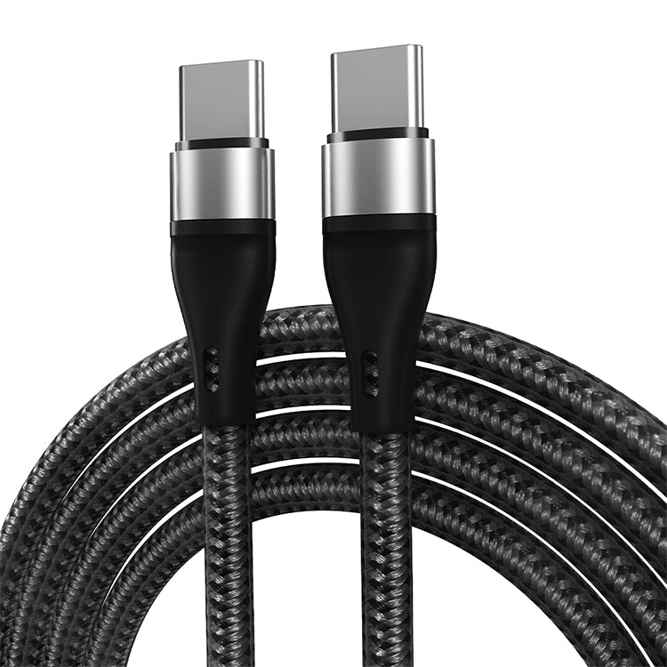 ADC-004 USB-C / Type-C to USB-C / Type-C PD Fast Charging Weave Data Cable, 1m