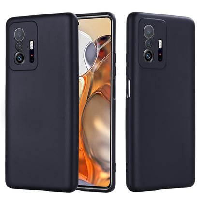 Solid Color Liquid Silicone Dropproof Full Coverage Protective Case, For Xiaomi 11T 5G