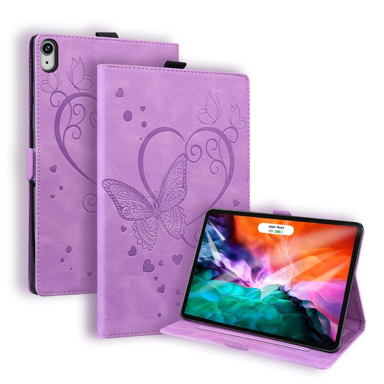 Love Butterfly Pattern Horizontal Flip Leather Case with Holder