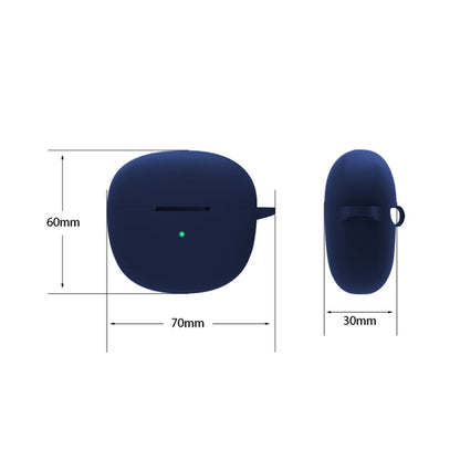 For QCY HT03 Integrated Liquid Silicone Earphone Protective Case with Hook