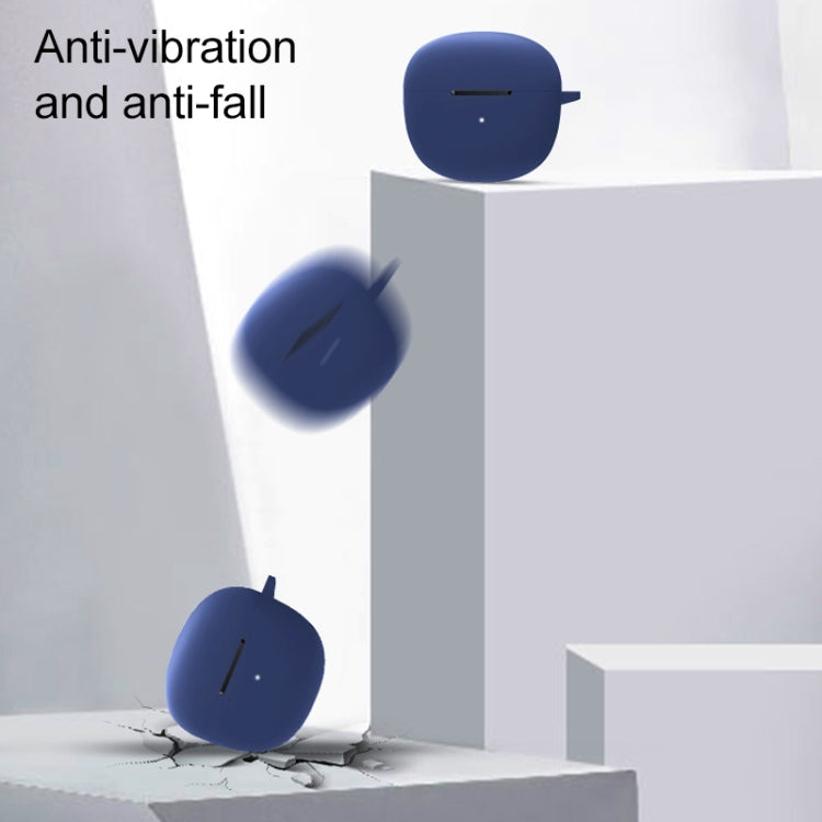 For QCY HT03 Integrated Liquid Silicone Earphone Protective Case with Hook