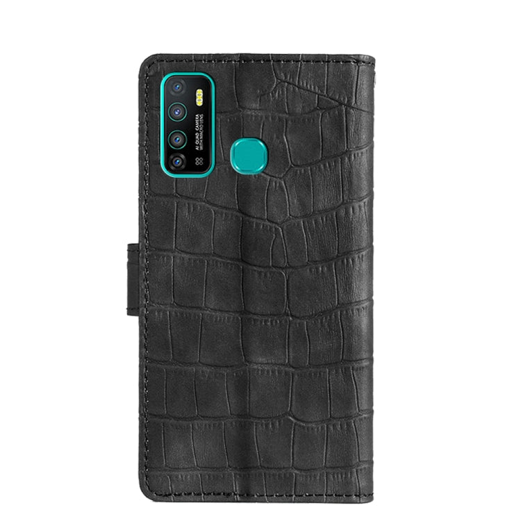 Skin Feel Crocodile Texture Magnetic Clasp Horizontal Flip PU Leather Case with Holder & Card Slots & Wallet