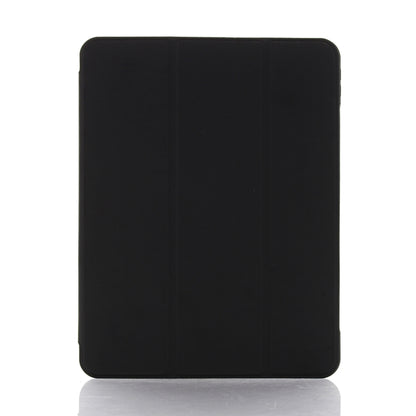 Back Sticker Skin Feel Horizontal Flip Leather Case with Tri-fold Holder