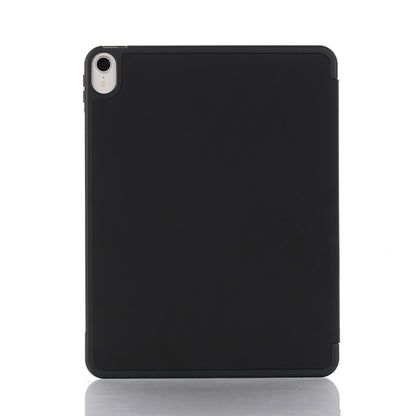 Back Sticker Skin Feel Horizontal Flip Leather Case with Tri-fold Holder