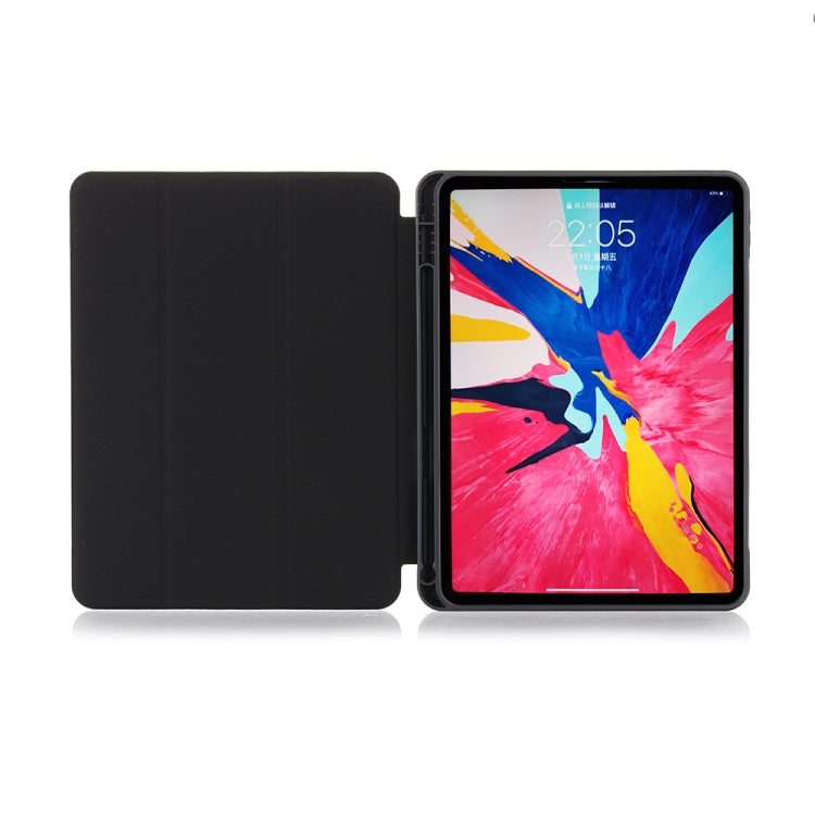 Back Sticker Skin Feel Leather Tablet Case with Tri-fold Holder, For iPad mini 6, For iPad mini 6 / mini 2024