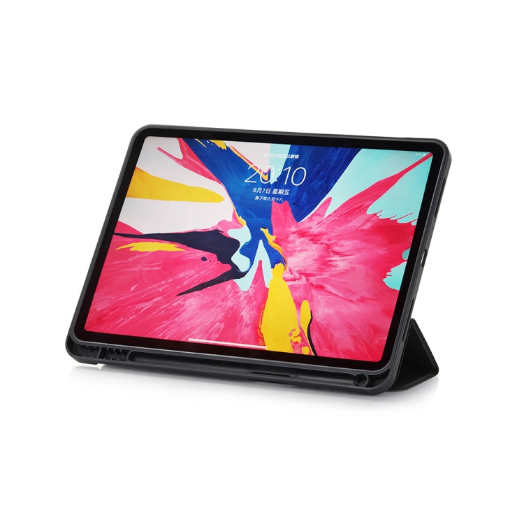 Back Sticker Skin Feel Leather Tablet Case with Tri-fold Holder, For iPad mini 6, For iPad mini 6 / mini 2024