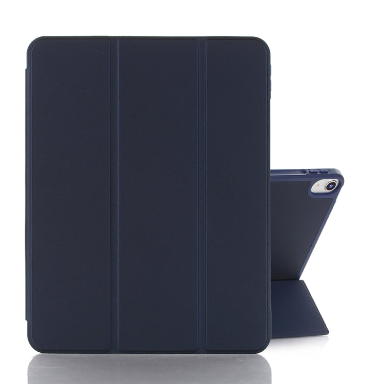 Back Sticker Skin Feel Leather Tablet Case with Tri-fold Holder, For iPad mini 6, For iPad mini 6 / mini 2024
