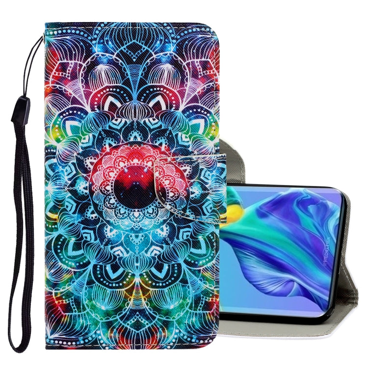 3D Colored Drawing Horizontal Flip PU Leather Case with Holder & Card Slots & Wallet, Series 1