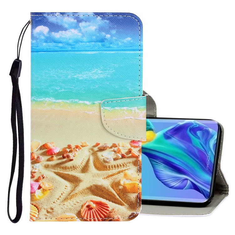 3D Colored Drawing Horizontal Flip PU Leather Case with Holder & Card Slots & Wallet, Series 1