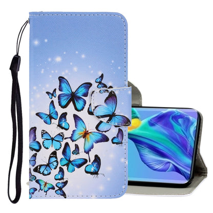 3D Colored Drawing Horizontal Flip PU Leather Case with Holder & Card Slots & Wallet, Series 1