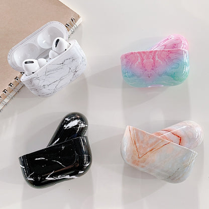 For AirPods Pro Marble Texture Plastic Earphone Protective Case