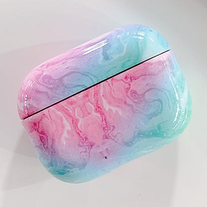 For AirPods Pro Marble Texture Plastic Earphone Protective Case