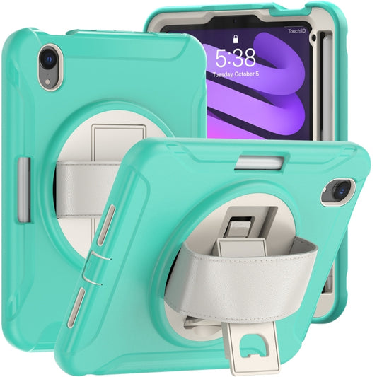 360 Degree Rotation PC + TPU Protective Case with Holder & Hand-strap