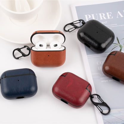 Wireless Earphone Leather Shockproof Protective Case for AirPods 3