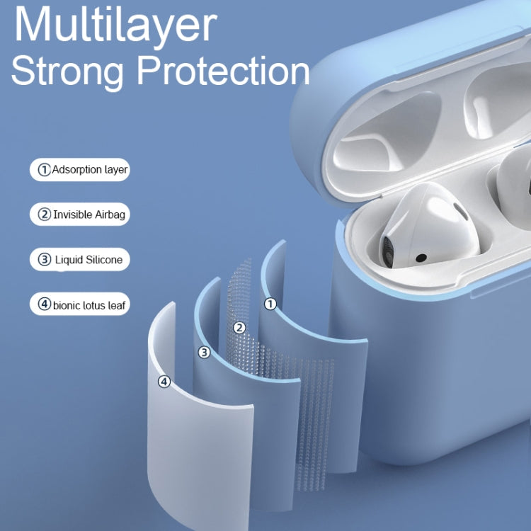 Silicone Thickening Wireless Earphone Protective Case with Hook