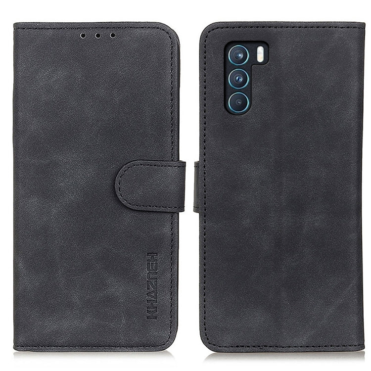 KHAZNEH Retro Texture PU + TPU Horizontal Flip Leather Case with Holder & Card Slots & Wallet, For OPPO K9 Pro
